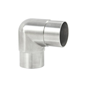 Stainless Steel 90 Degrees Round Elbow Handrail Connector