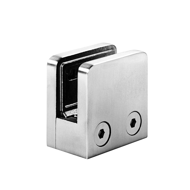 Sleek Architectural Shopping malls Airports Train stations stainless steel glass railing glass clamp