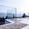 Modern Indoor And Outdoor Aluminum Frameless Glass Railing