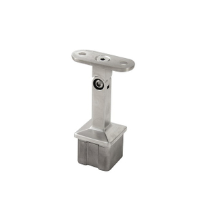 Stainless Steel Adjustable Square Tube Handrail Support