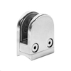 Abstract S-shaped U-shaped L-shaped Rounded Stainless Steel Glass Railing Accessories Glass Clamp