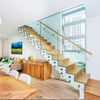 Staircase Terrace frameless glass standoff Railing