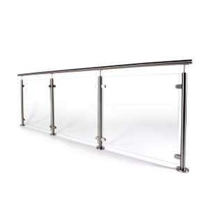 Commercial Architectural Hotels Shopping Malls Stainless Steel Glass Railing