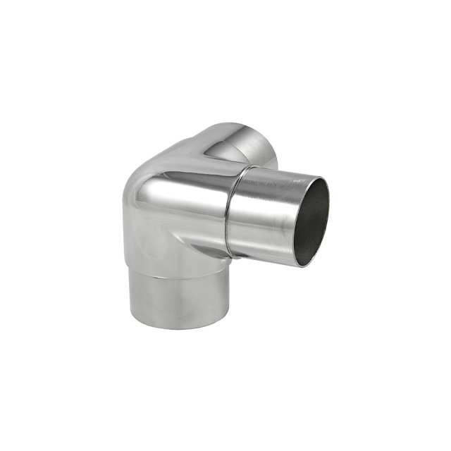 Stainless Steel 3-Way 9​0° Flush Tee Handrail Connector