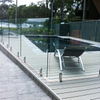 Minimalistic Transparent Balcony Poolside Frameless Stainless Steel Spigot Glass Railing