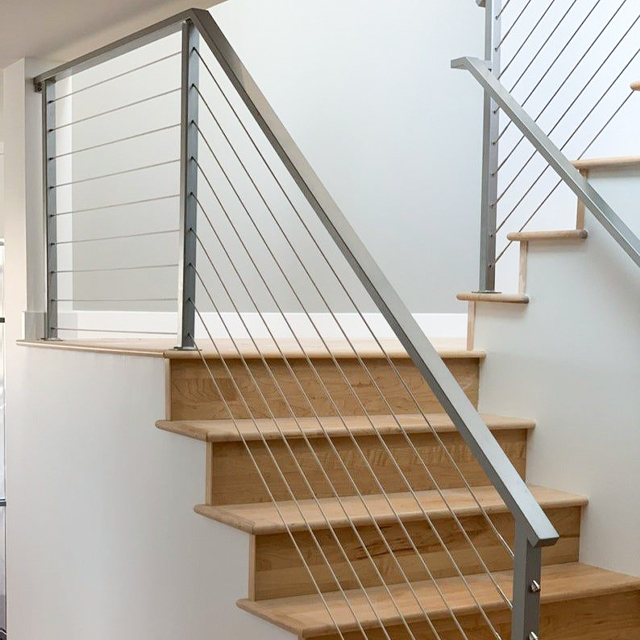 Deck Staircase Walkway stainless steel Cable Railing
