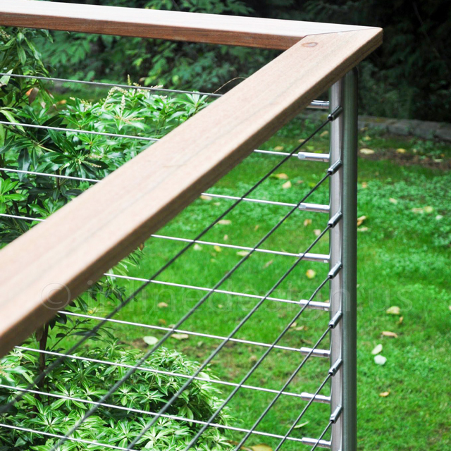 Deck Staircase Walkway stainless steel Cable Railing