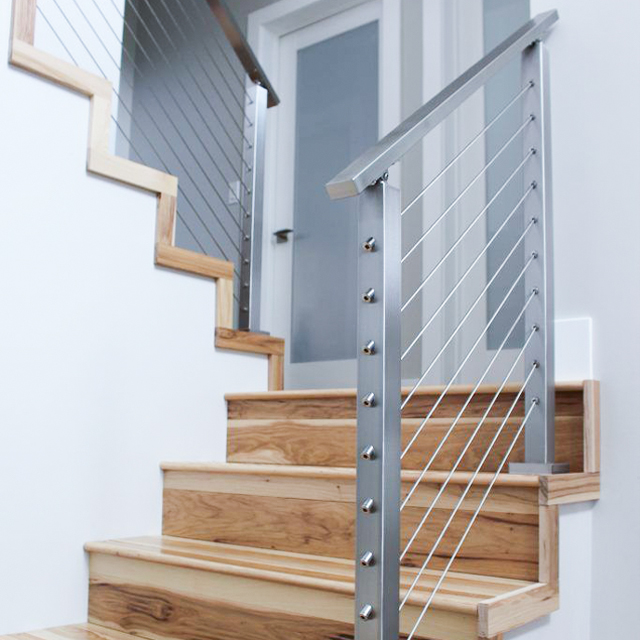 Deck Staircase Walkway stainless steel Cable Railing