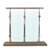 Straight Stainless Steel Glass Balustrade Railing