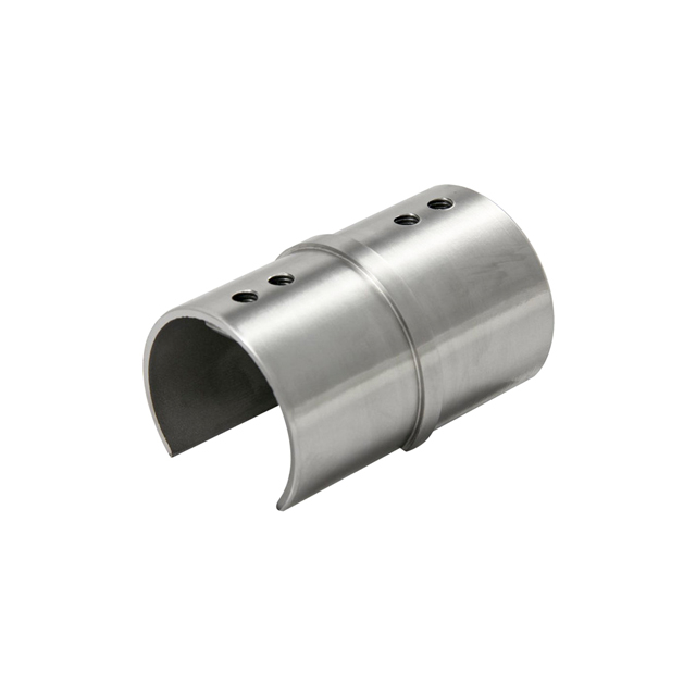 Stianless Steel 180° Single Slot Pipe Tube Handrail Connector 
